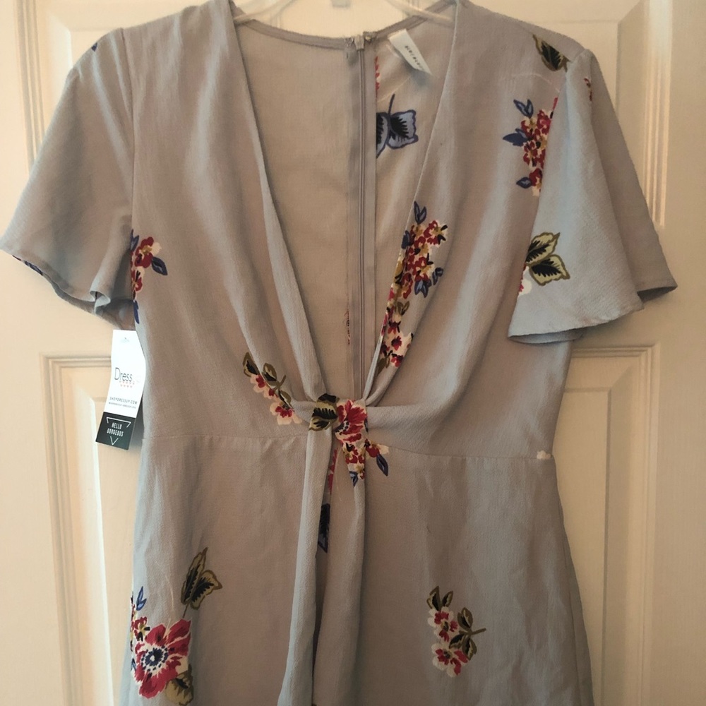 Deep V Romper